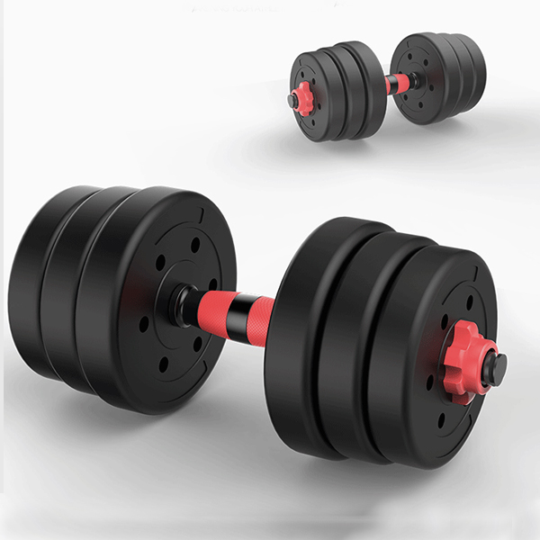 PVC Basic Dumbbell Set with extensions 
