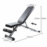 多角度可摺健身椅﹙背墊及座墊可調節﹚
